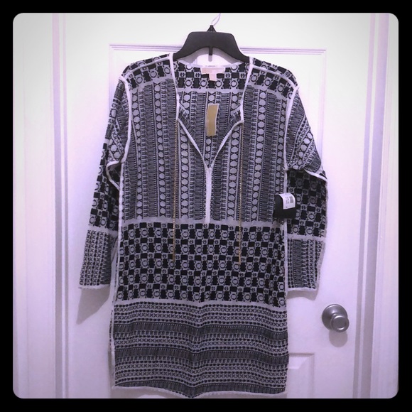 MICHAEL Michael Kors Other - Michael Kors New cover up navy printed dress